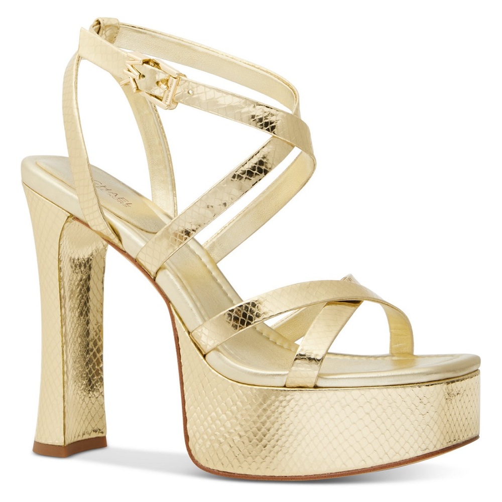 Michael Kors Paola Strappy Platform Dress Sandals